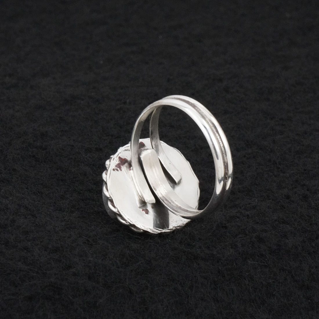 Antwone Brown Turquoise & Sterling Silver Ring Size Adj.