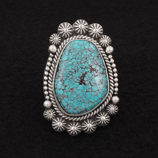 Rosita Calladitto Turquoise & Sterling Silver Ring Size 9