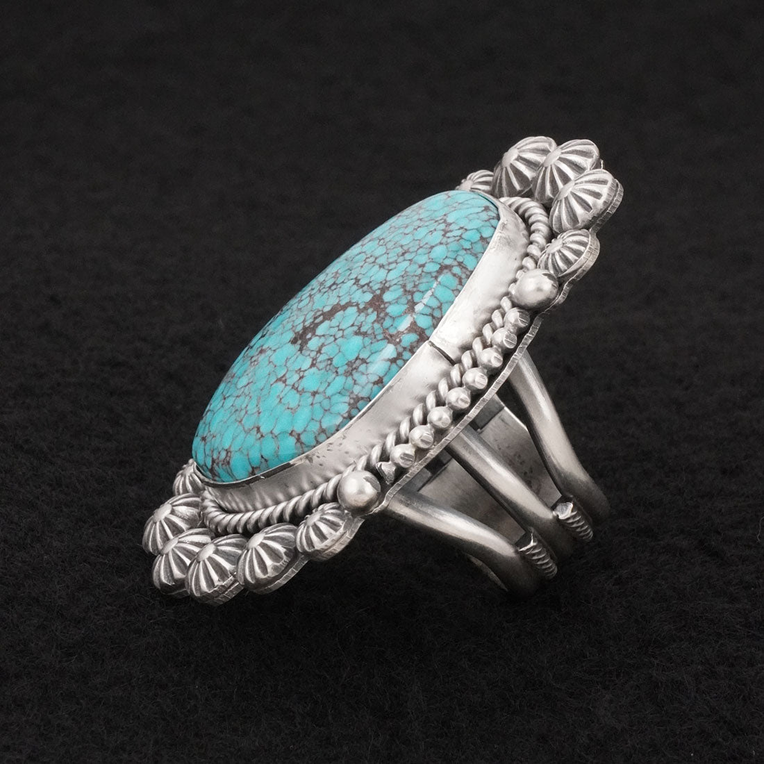 Rosita Calladitto Turquoise & Sterling Silver Ring Size 9