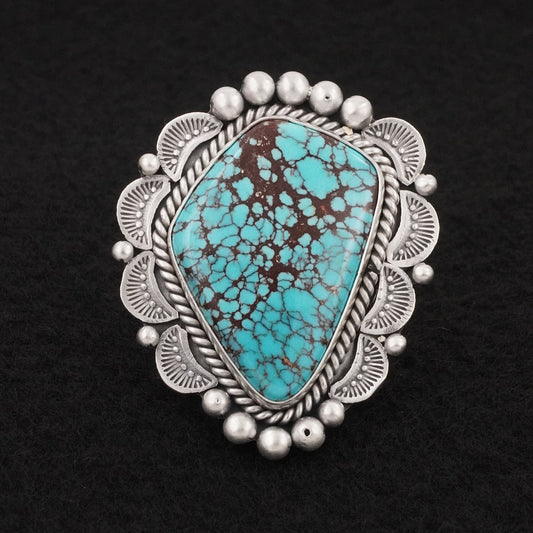 Rosita Calladitto Turquoise & Sterling Silver Ring Size 9.5