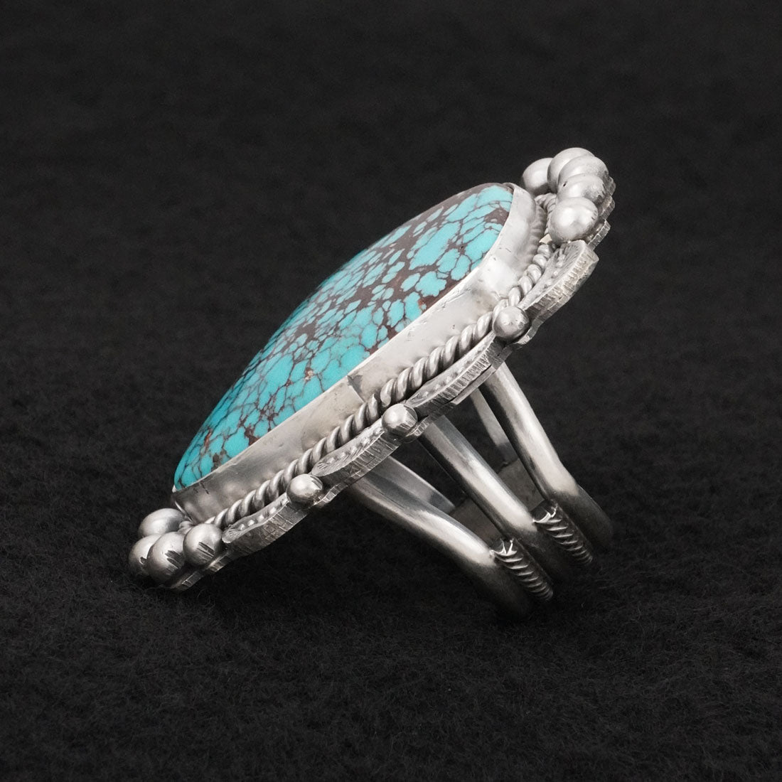 Rosita Calladitto Turquoise & Sterling Silver Ring Size 9.5