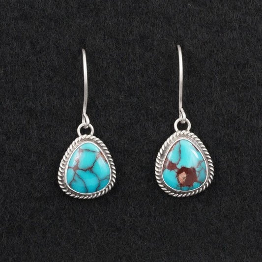 Eugene Gruber Turquoise & Sterling Silver Earrings