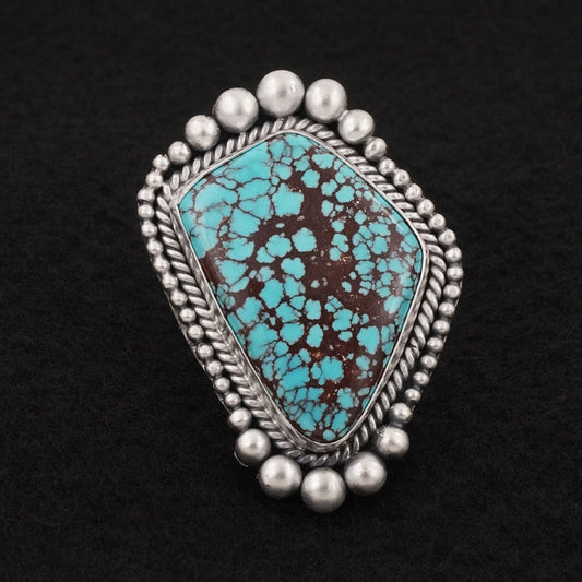 Rosita Calladitto Turquoise & Sterling Silver Ring Size 9