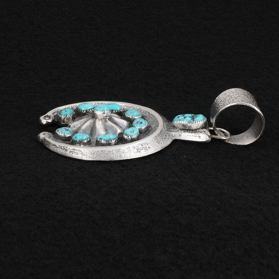 Delbert Arviso Turquoise & Sterling Silver Pendant