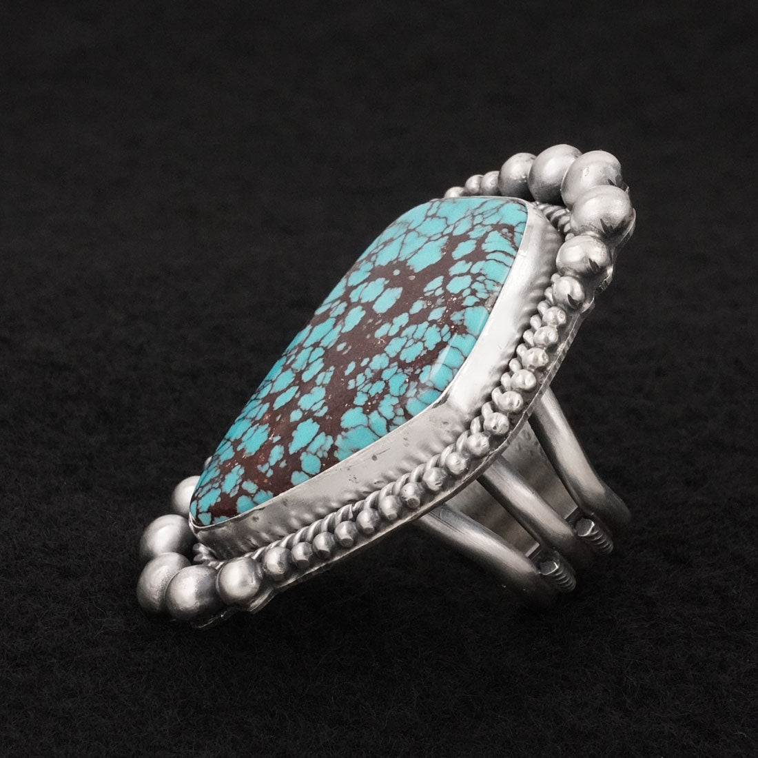Rosita Calladitto Turquoise & Sterling Silver Ring Size 9