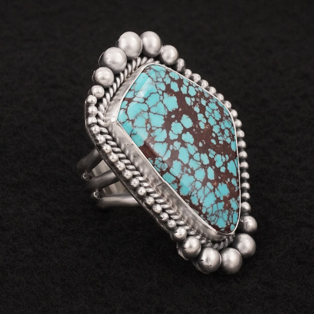 Rosita Calladitto Turquoise & Sterling Silver Ring Size 9