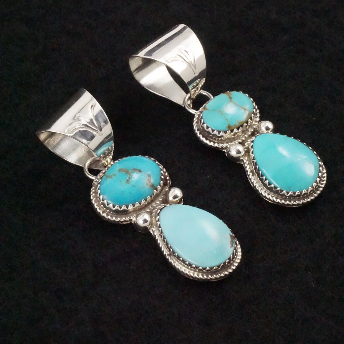 Ernest Hawthorne Turquoise & Sterling Silver Pendants