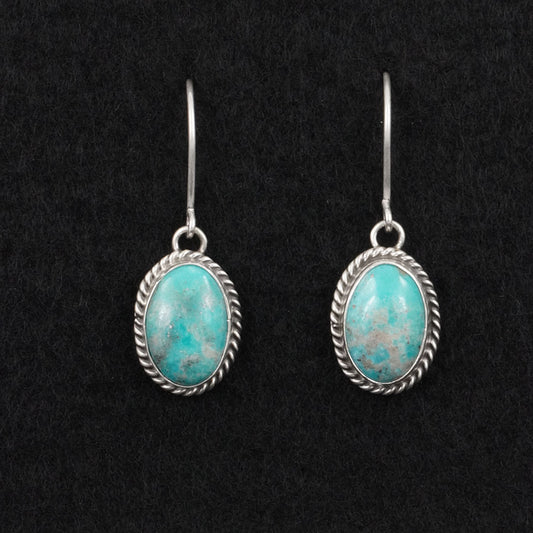 Eugene Gruber Turquoise & Sterling Silver Earrings