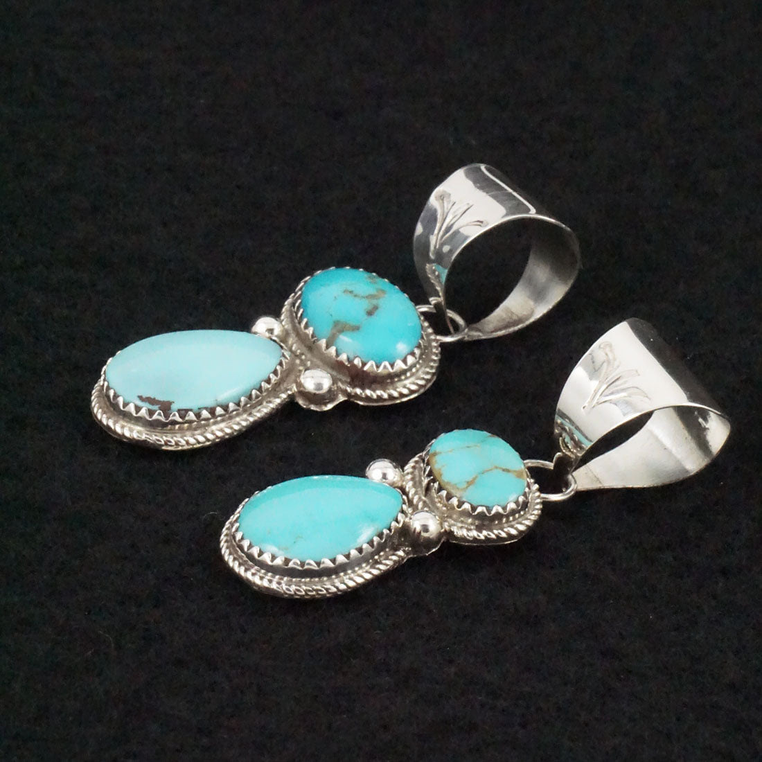 Ernest Hawthorne Turquoise & Sterling Silver Pendants