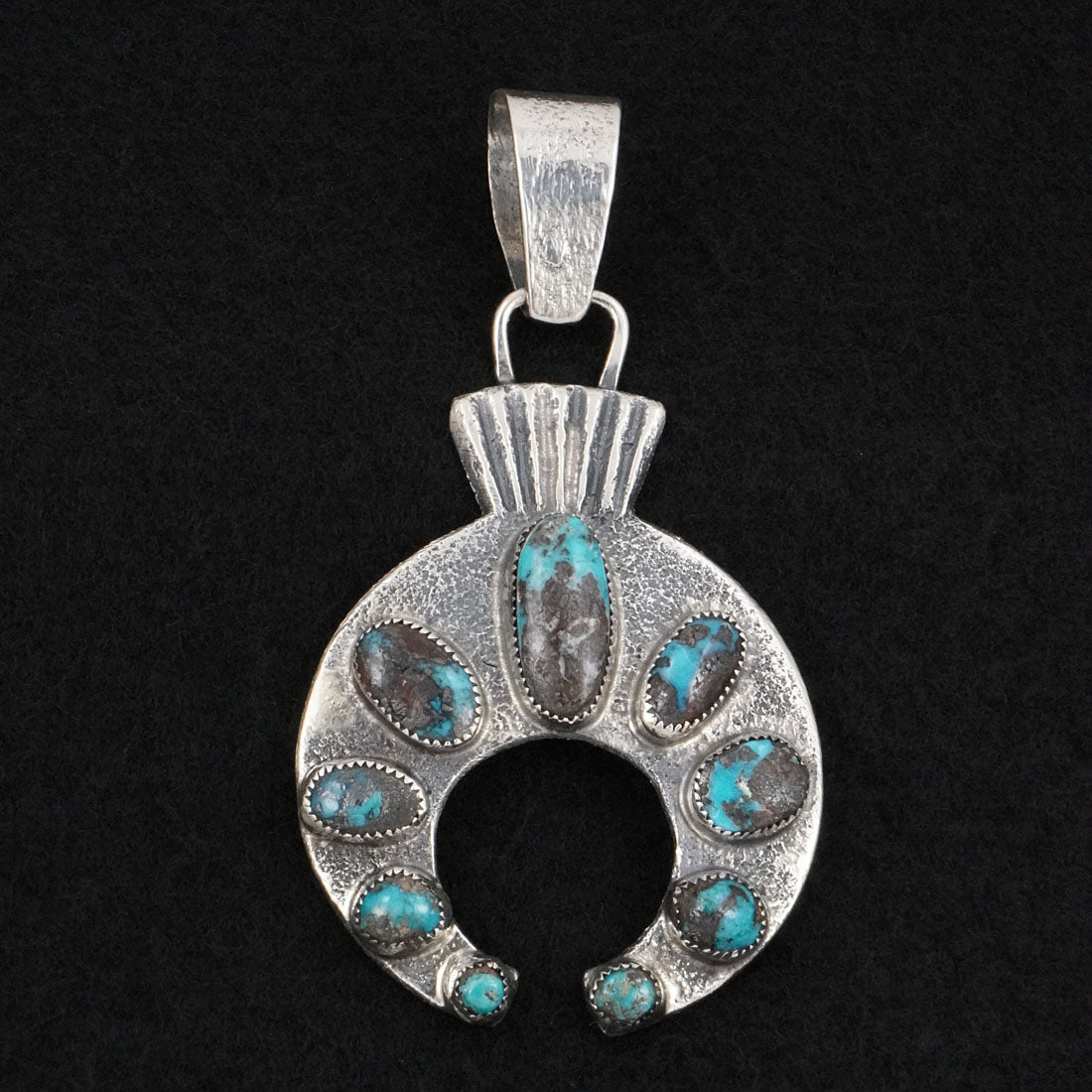 Delbert Arviso Turquoise & Sterling Silver Pendant