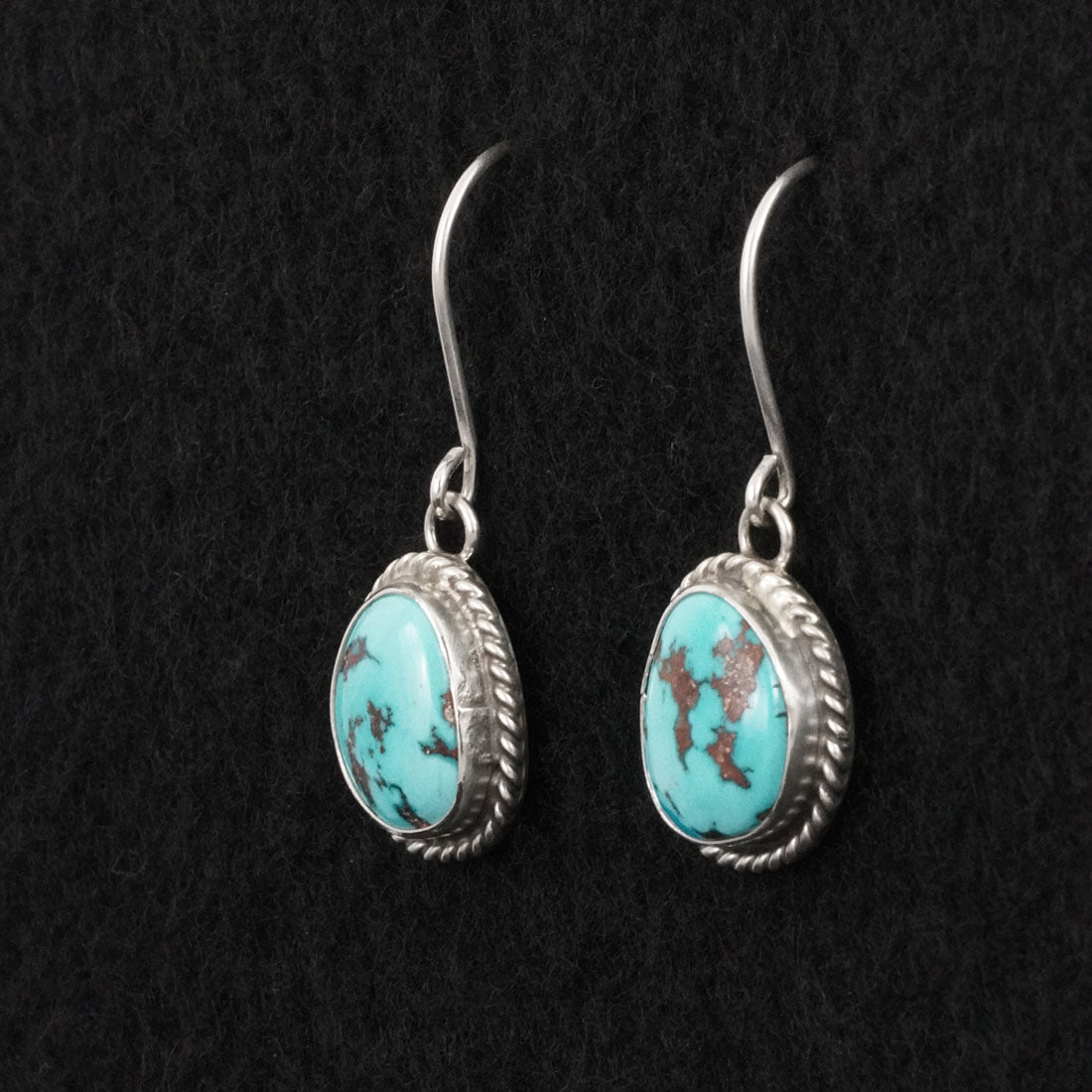 Eugene Gruber Turquoise & Sterling Silver Earrings