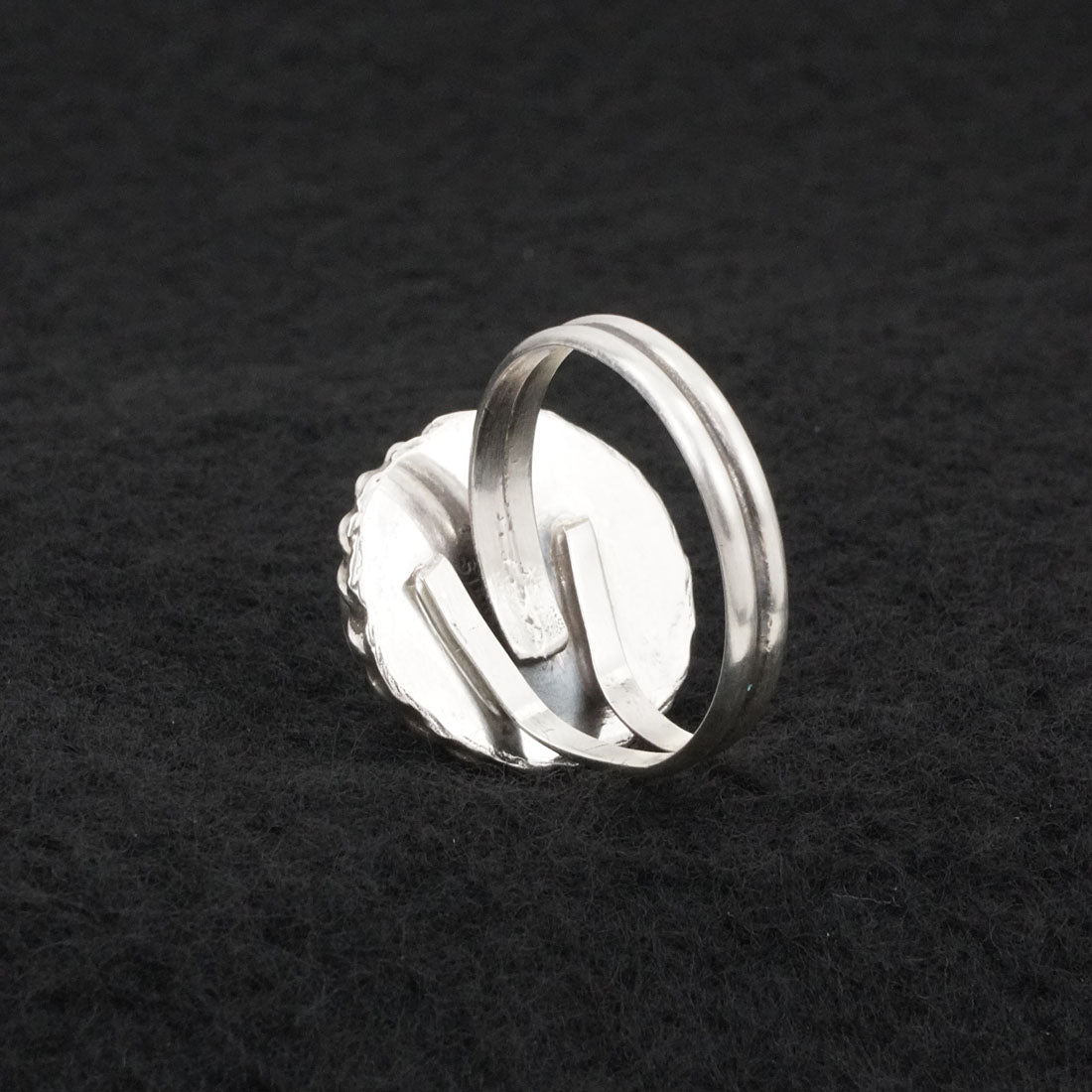 Antwone Brown Turquoise & Sterling Silver Ring Size Adj.