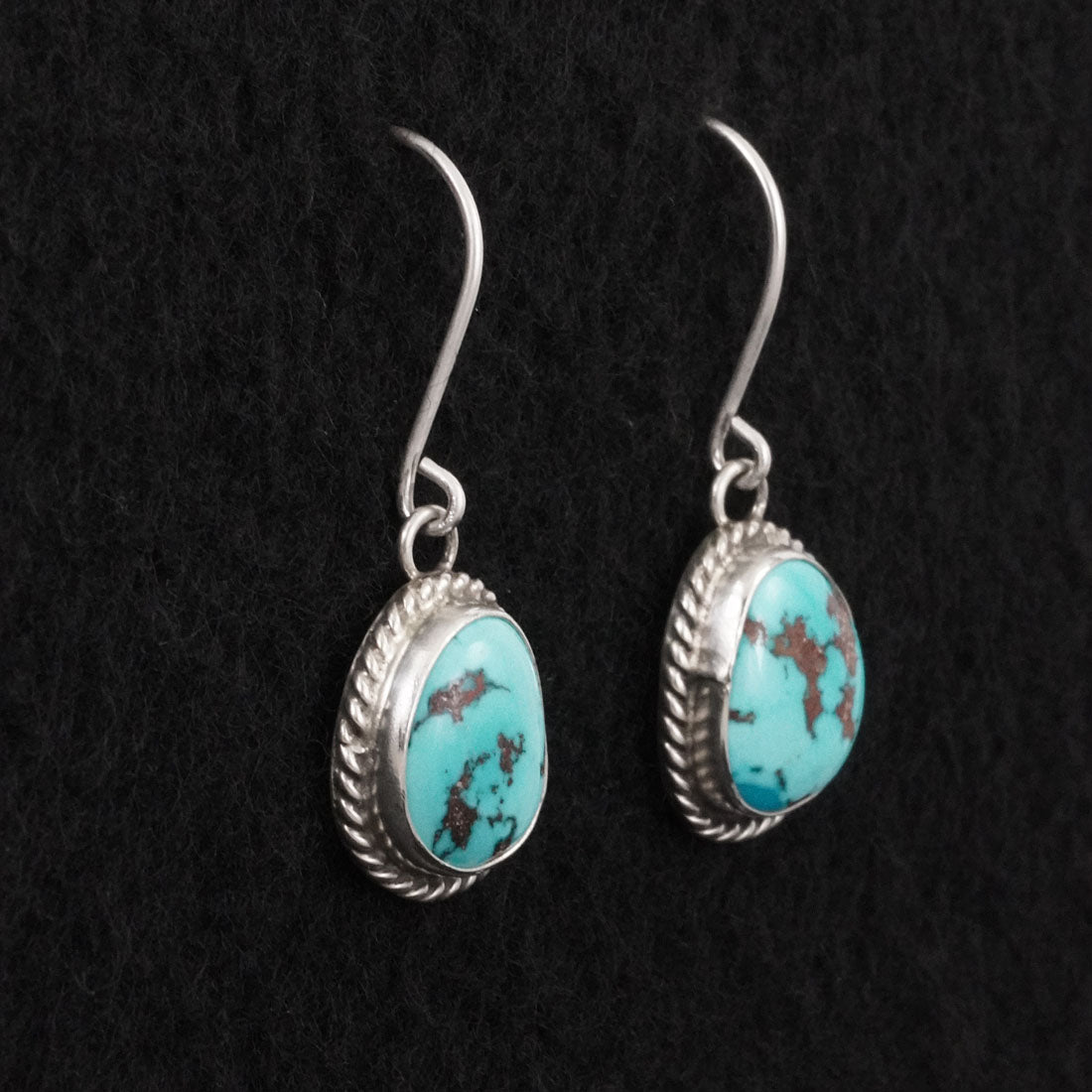 Eugene Gruber Turquoise & Sterling Silver Earrings