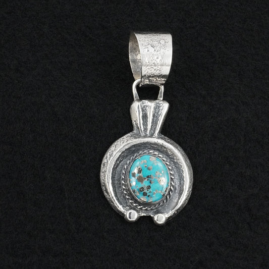 Delbert Arviso Turquoise & Sterling Silver Pendant