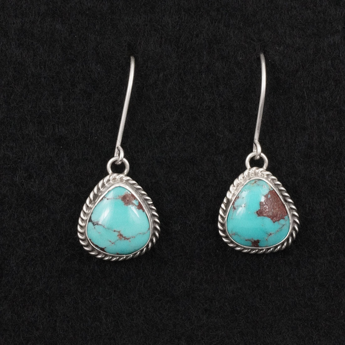 Eugene Gruber Turquoise & Sterling Silver Earrings
