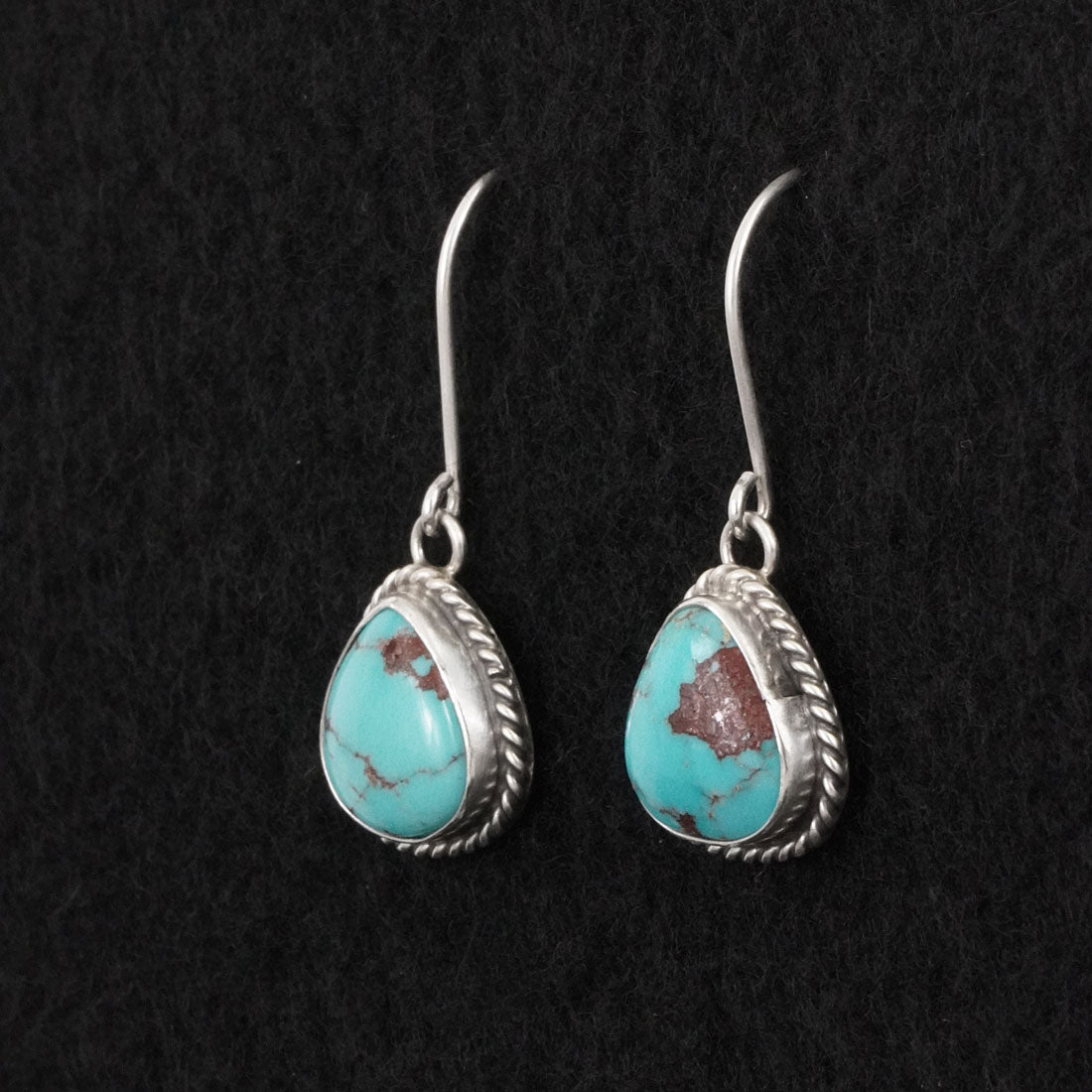 Eugene Gruber Turquoise & Sterling Silver Earrings