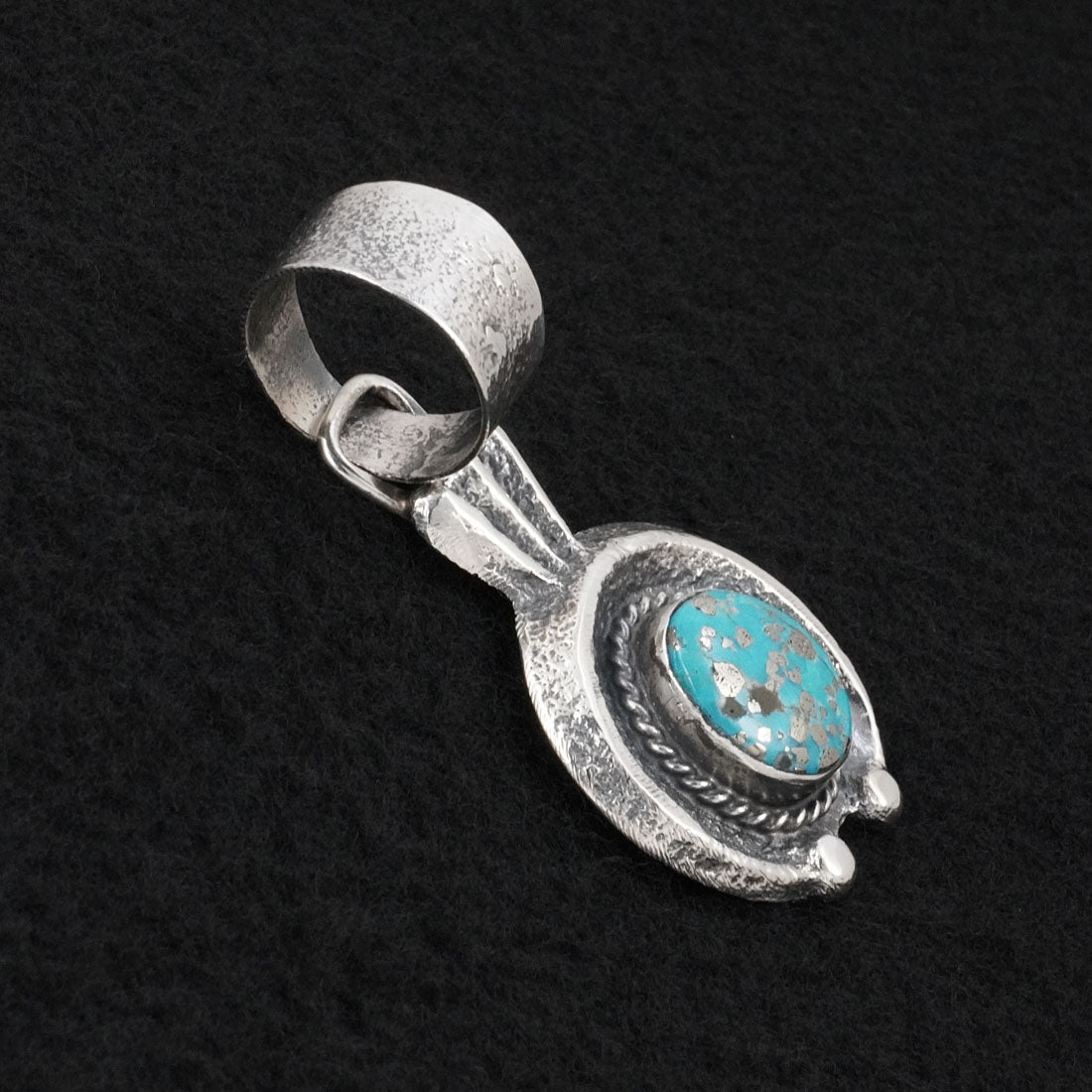 Delbert Arviso Turquoise & Sterling Silver Pendant
