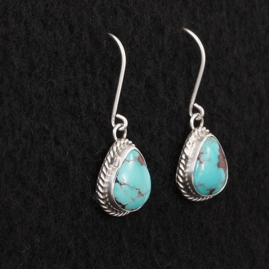 Eugene Gruber Turquoise & Sterling Silver Earrings
