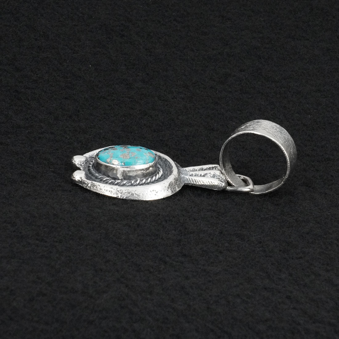 Delbert Arviso Turquoise & Sterling Silver Pendant