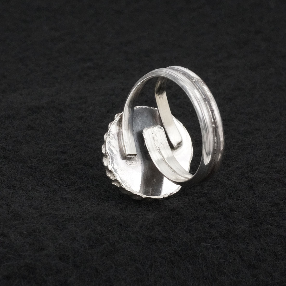 Antwone Brown Turquoise & Sterling Silver Ring Size Adj.