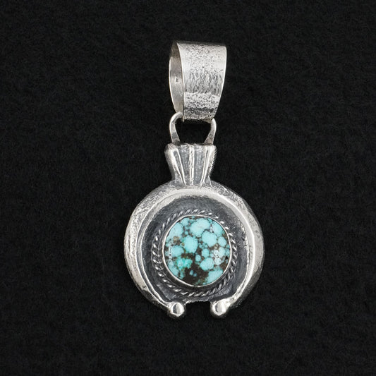 Delbert Arviso Turquoise & Sterling Silver Pendant