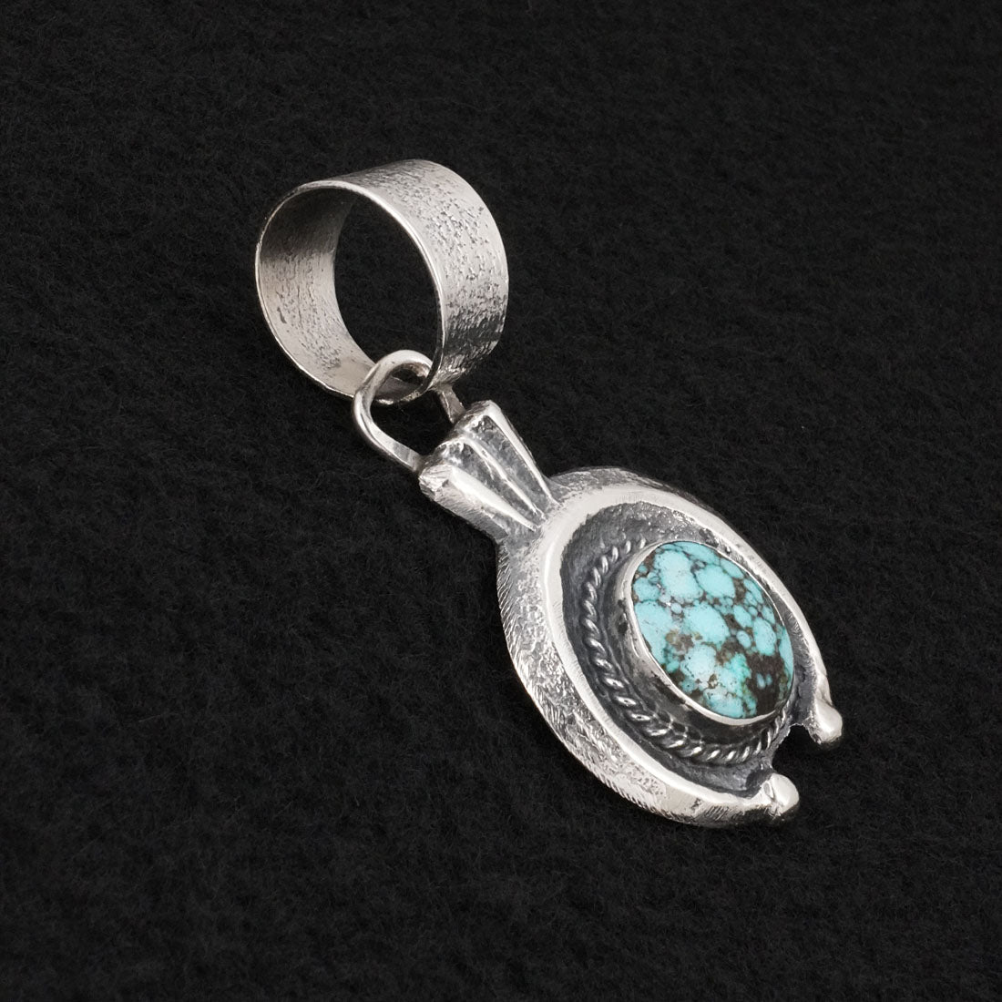 Delbert Arviso Turquoise & Sterling Silver Pendant