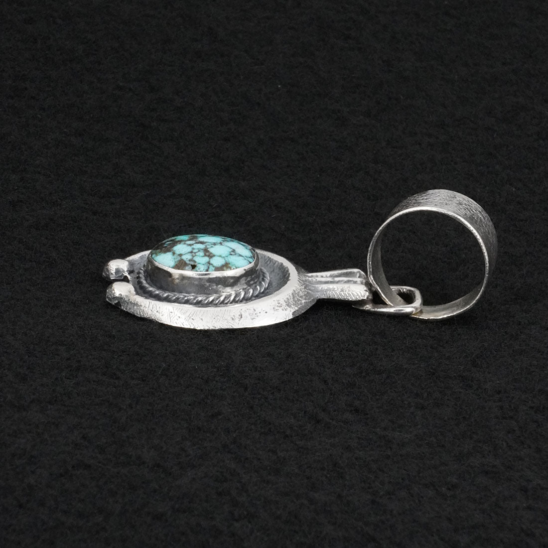 Delbert Arviso Turquoise & Sterling Silver Pendant