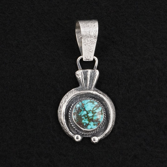 Delbert Arviso Turquoise & Sterling Silver Pendant