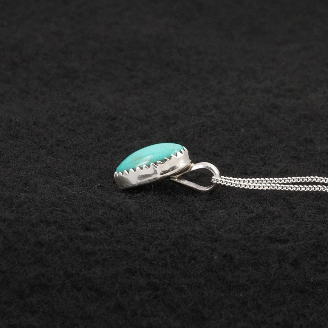 Murray Hannaweeka Turquoise & Sterling Silver Necklace Set