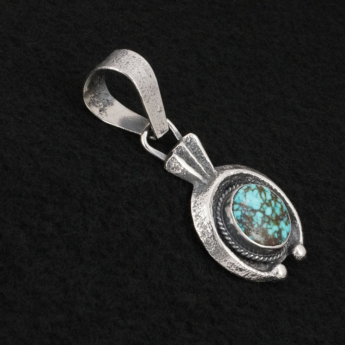 Delbert Arviso Turquoise & Sterling Silver Pendant