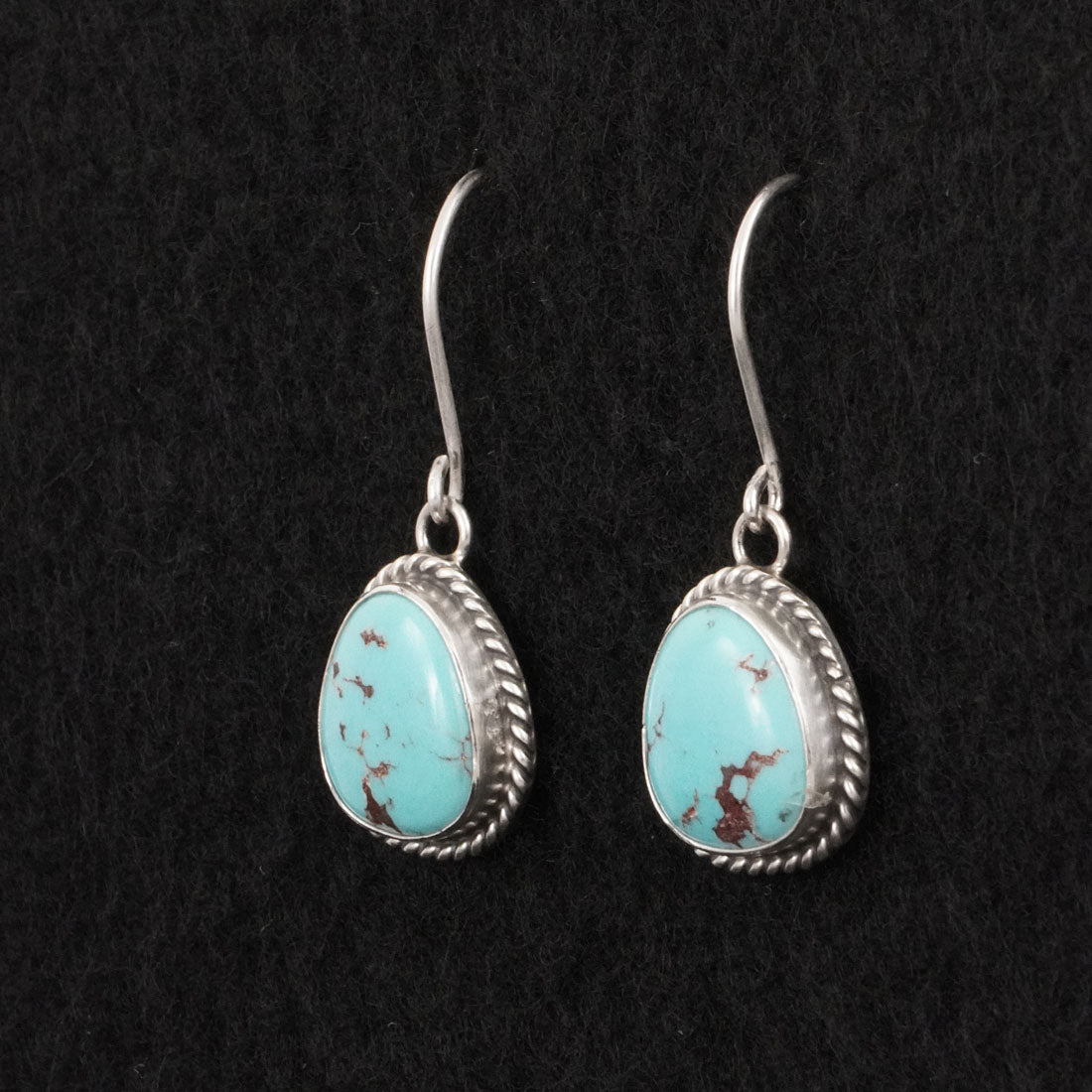 Eugene Gruber Turquoise & Sterling Silver Earrings