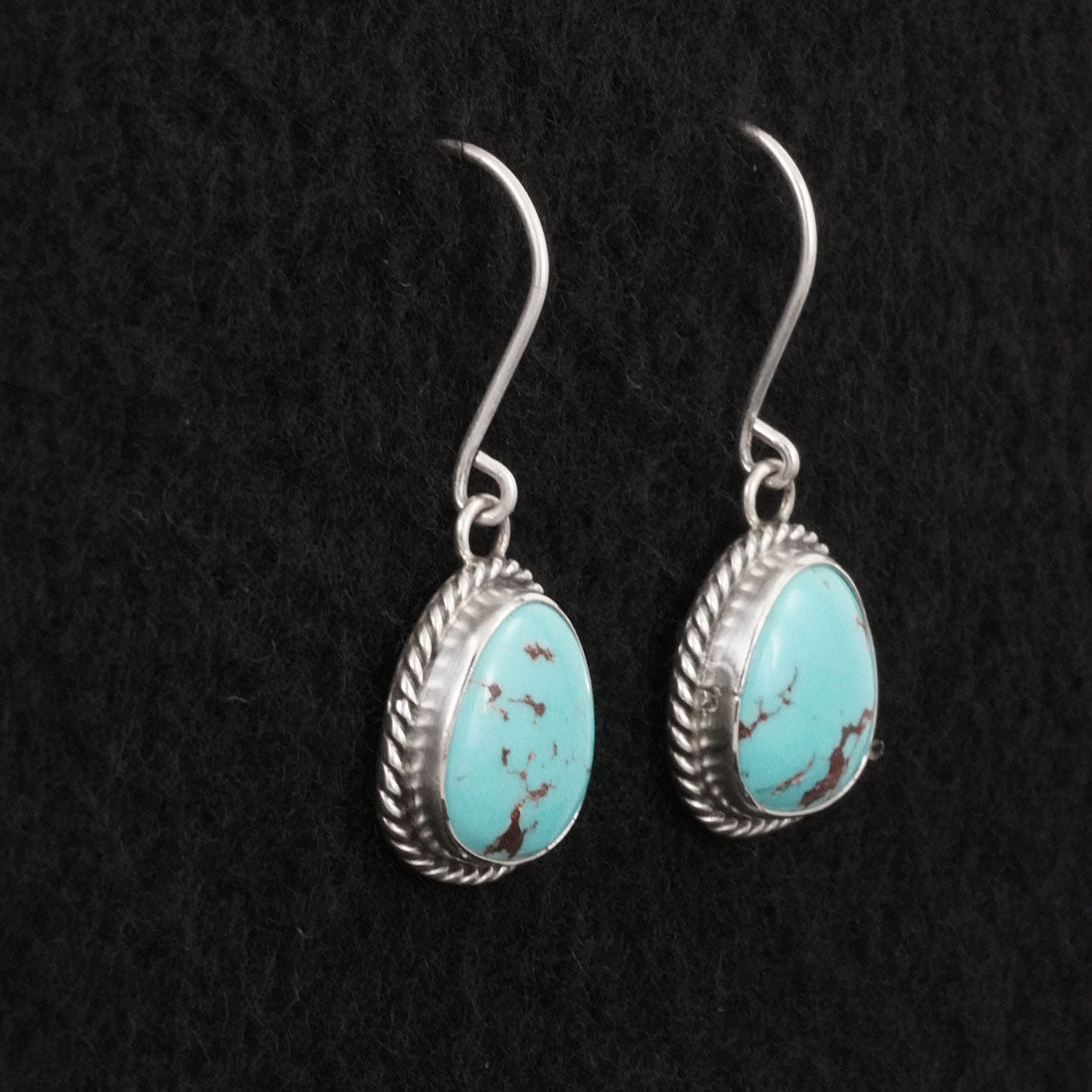 Eugene Gruber Turquoise & Sterling Silver Earrings