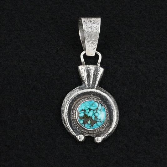 Delbert Arviso Turquoise & Sterling Silver Pendant