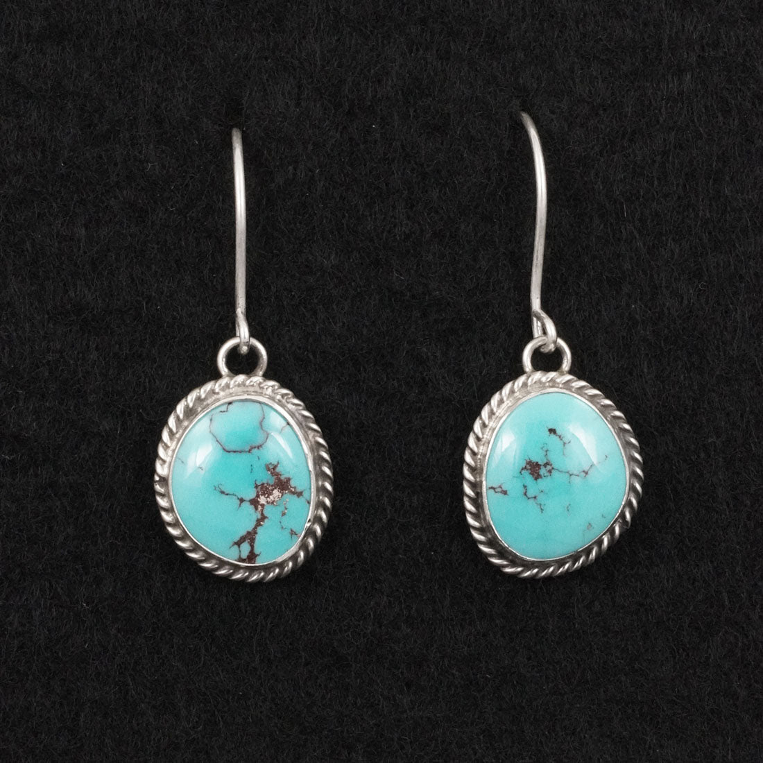 Eugene Gruber Turquoise & Sterling Silver Earrings