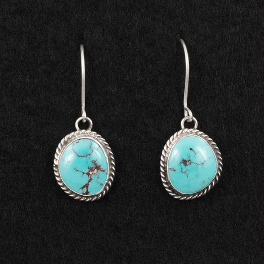 Eugene Gruber Turquoise & Sterling Silver Earrings