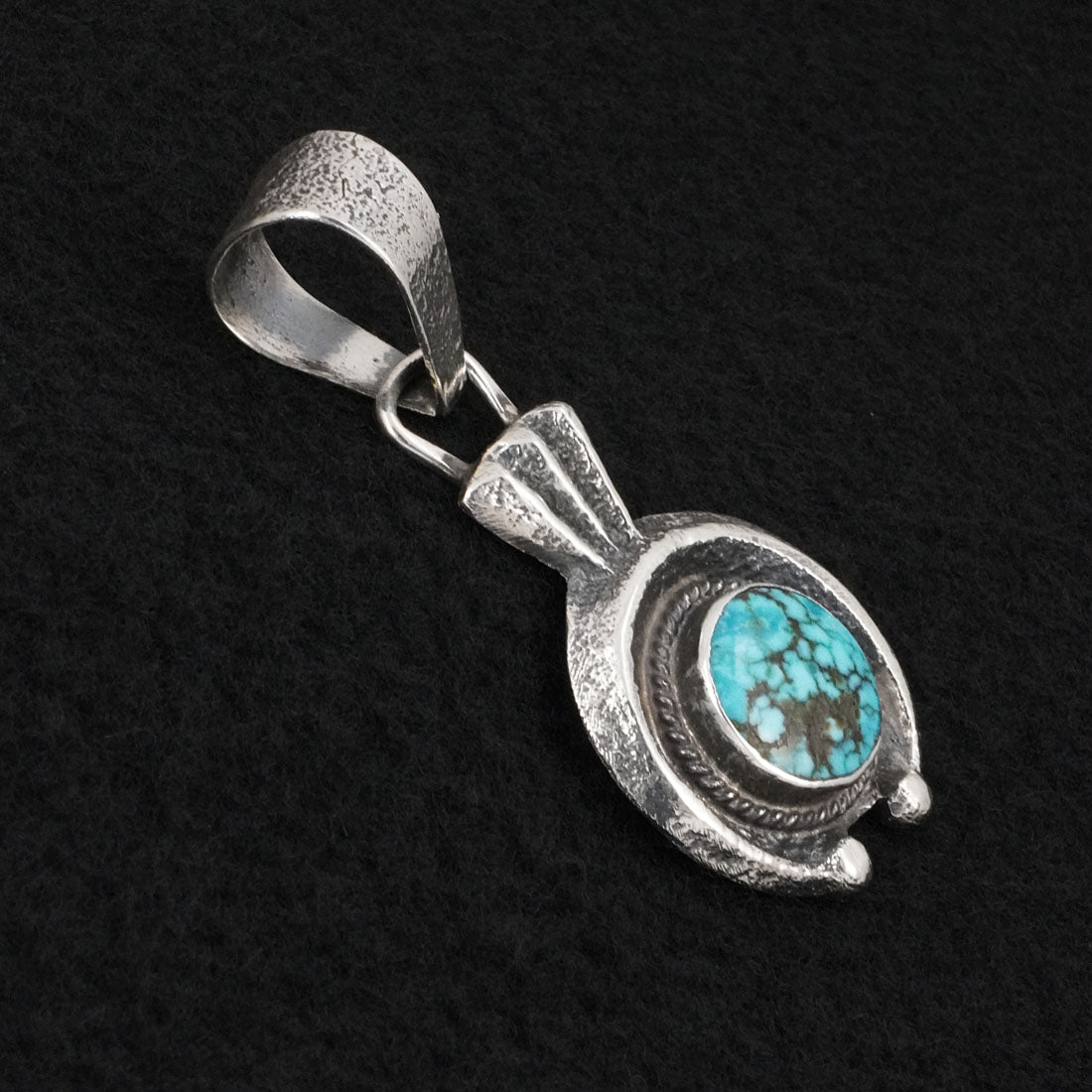Delbert Arviso Turquoise & Sterling Silver Pendant