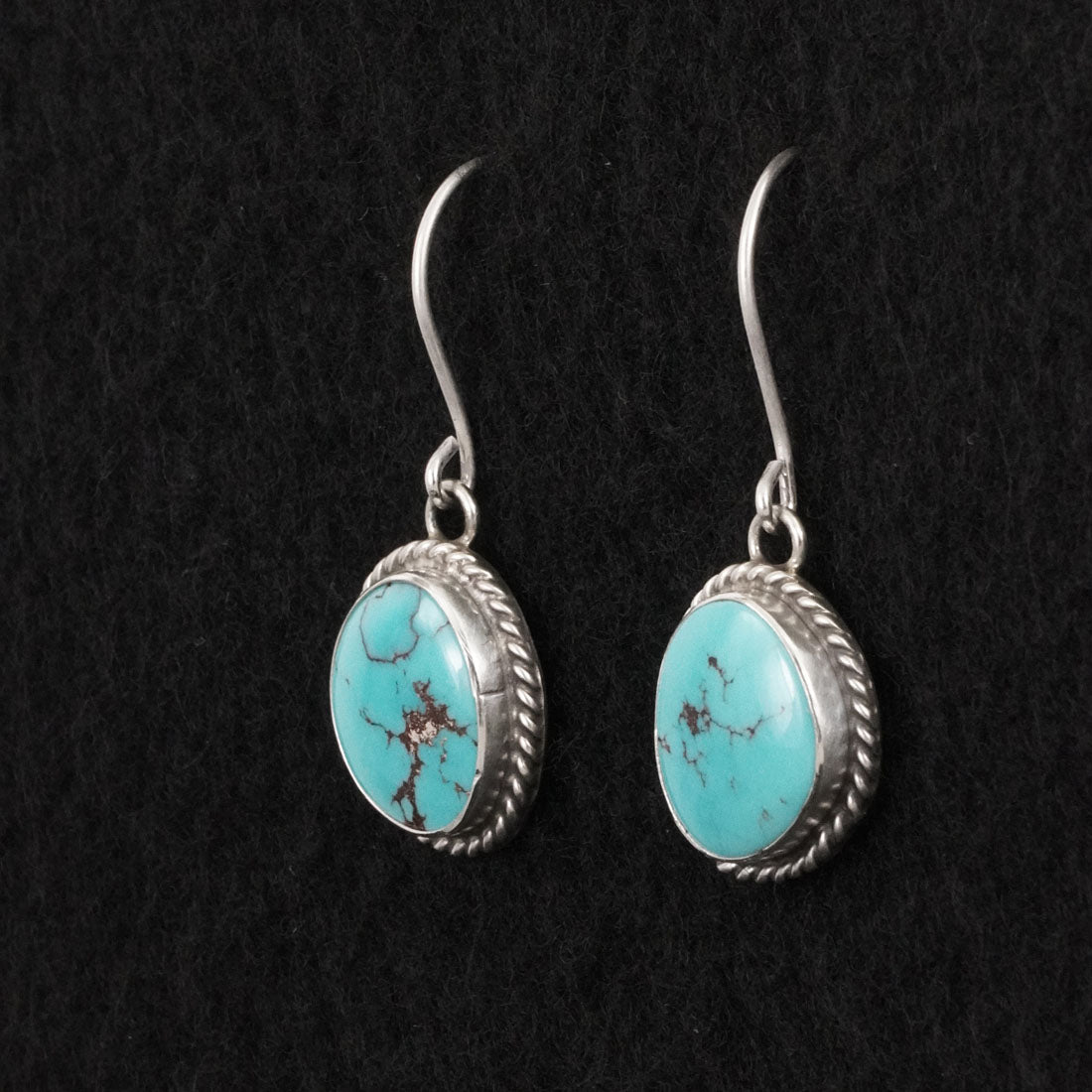Eugene Gruber Turquoise & Sterling Silver Earrings