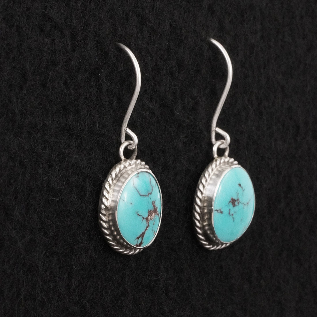 Eugene Gruber Turquoise & Sterling Silver Earrings