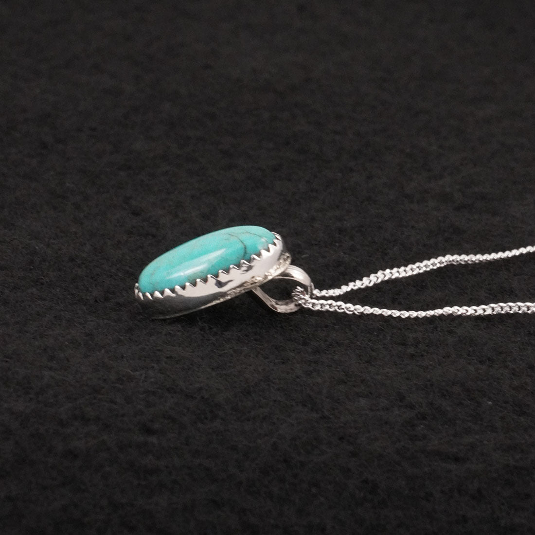 Murray Hannaweeka Turquoise & Sterling Silver Necklace Set