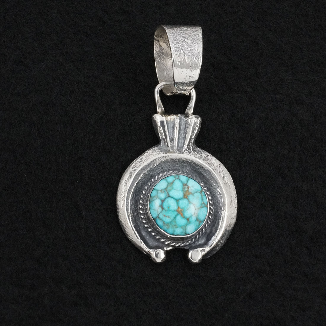 Delbert Arviso Turquoise & Sterling Silver Pendant