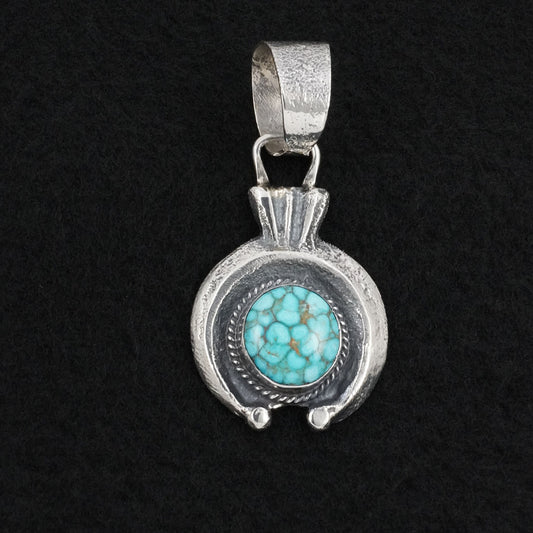 Delbert Arviso Turquoise & Sterling Silver Pendant
