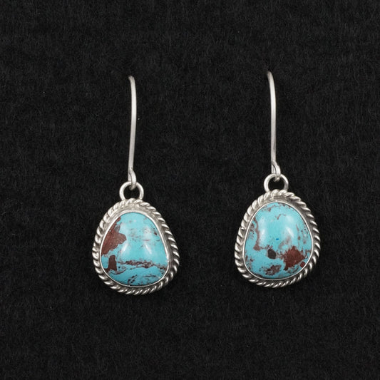 Eugene Gruber Turquoise & Sterling Silver Earrings