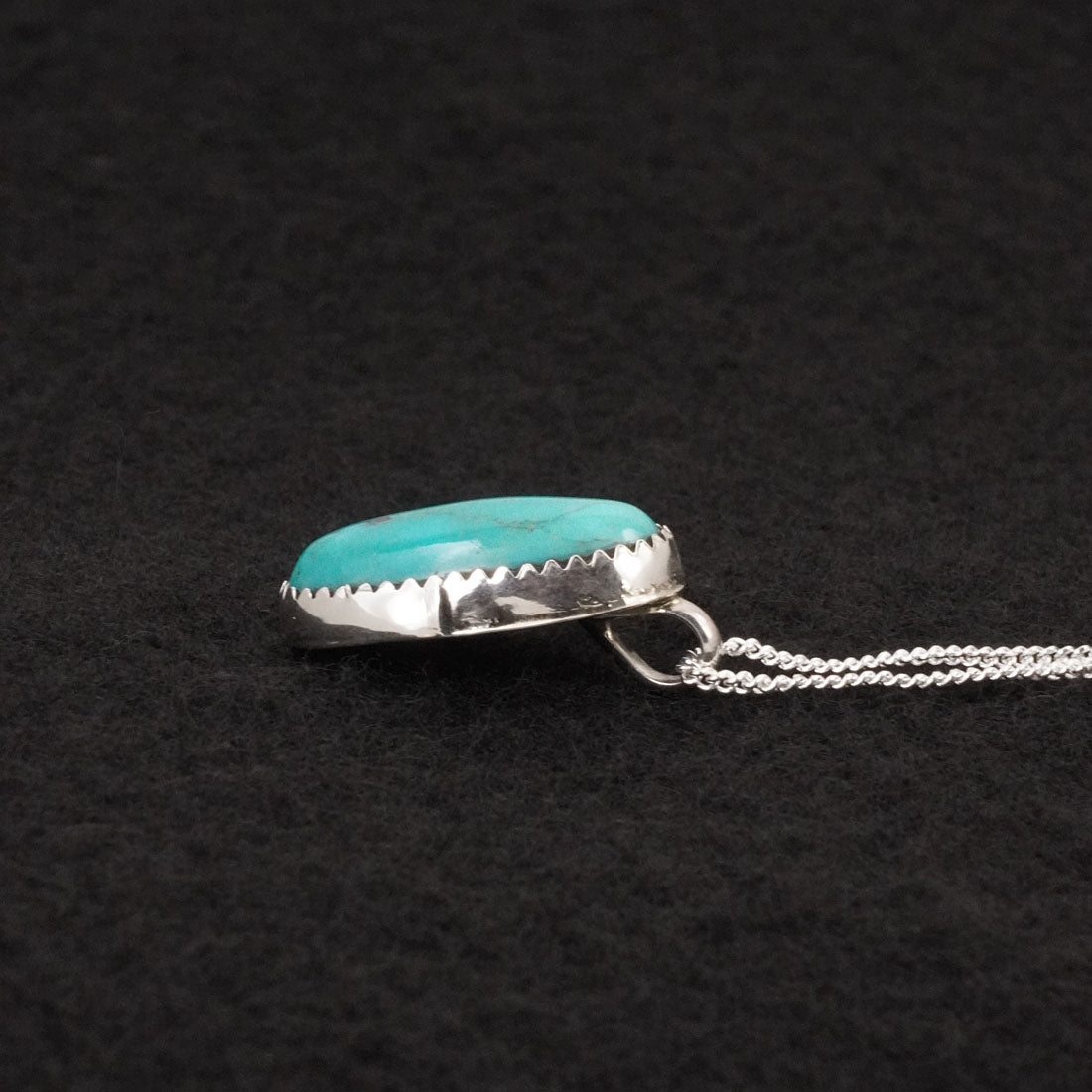 Murray Hannaweeka Turquoise & Sterling Silver Necklace Set