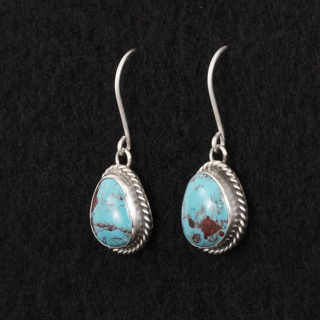Eugene Gruber Turquoise & Sterling Silver Earrings