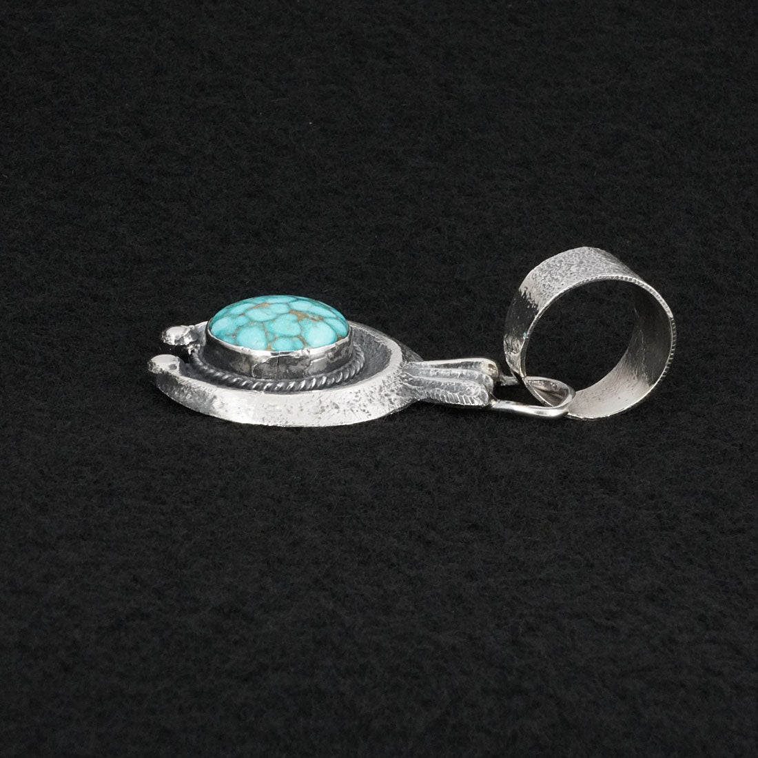Delbert Arviso Turquoise & Sterling Silver Pendant