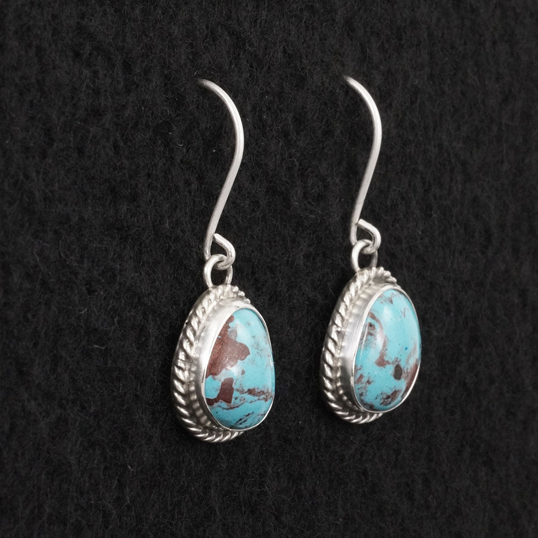 Eugene Gruber Turquoise & Sterling Silver Earrings