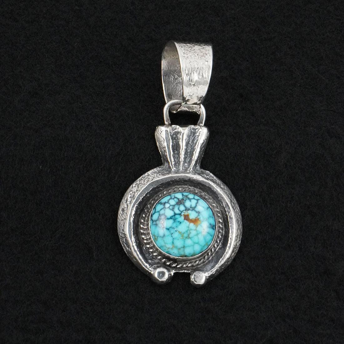 Delbert Arviso Turquoise & Sterling Silver Pendant