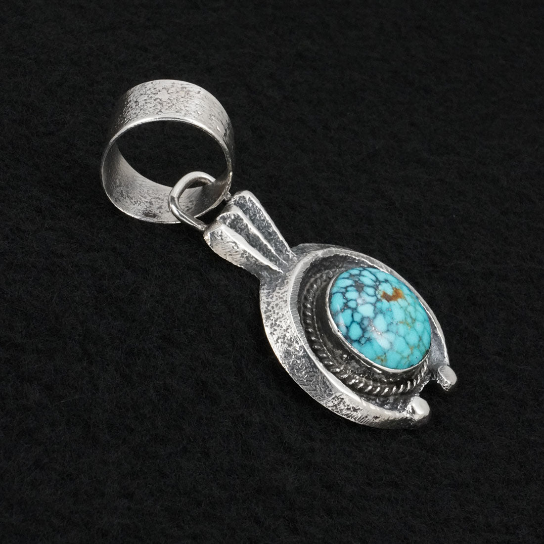 Delbert Arviso Turquoise & Sterling Silver Pendant