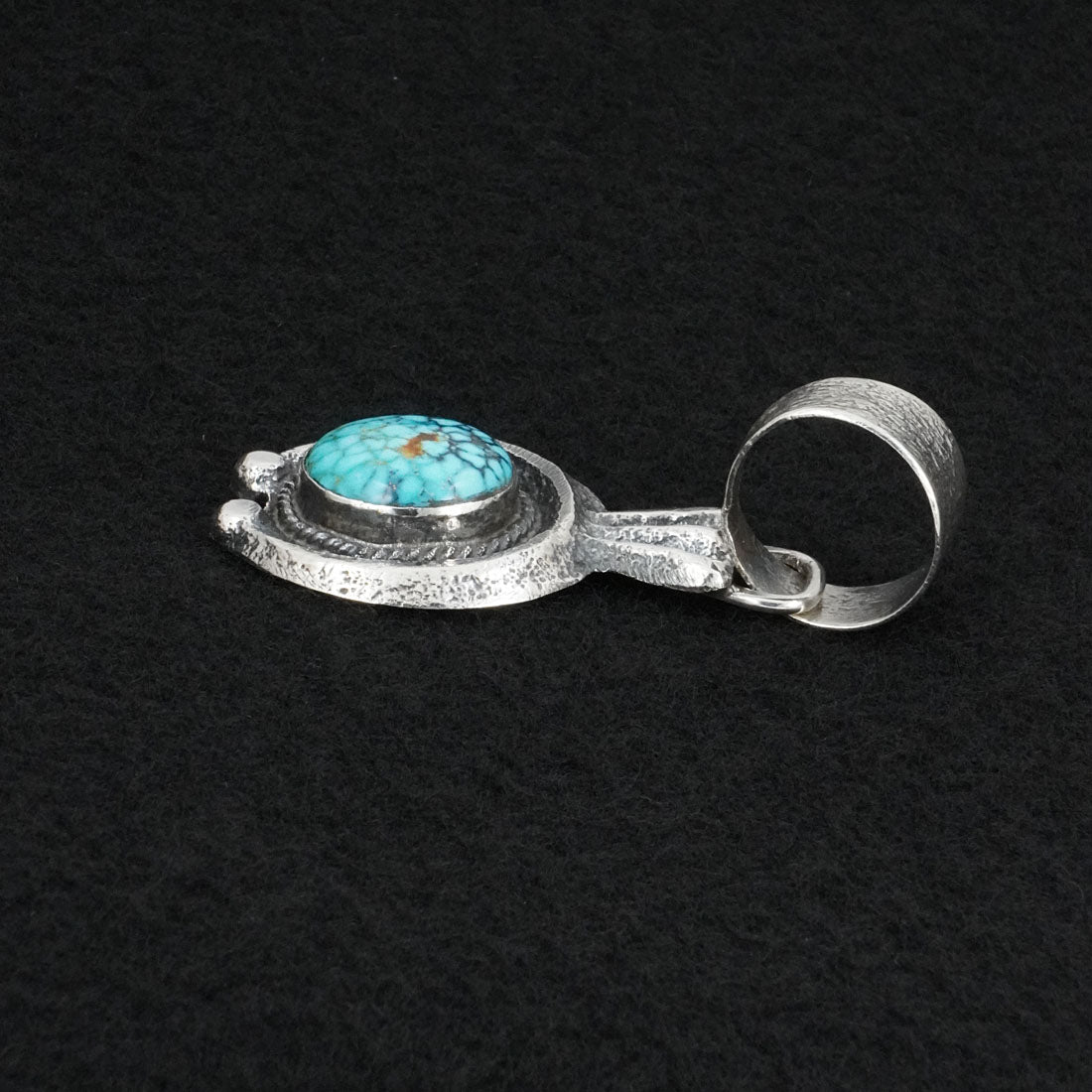 Delbert Arviso Turquoise & Sterling Silver Pendant