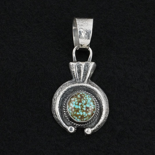 Delbert Arviso Turquoise & Sterling Silver Pendant